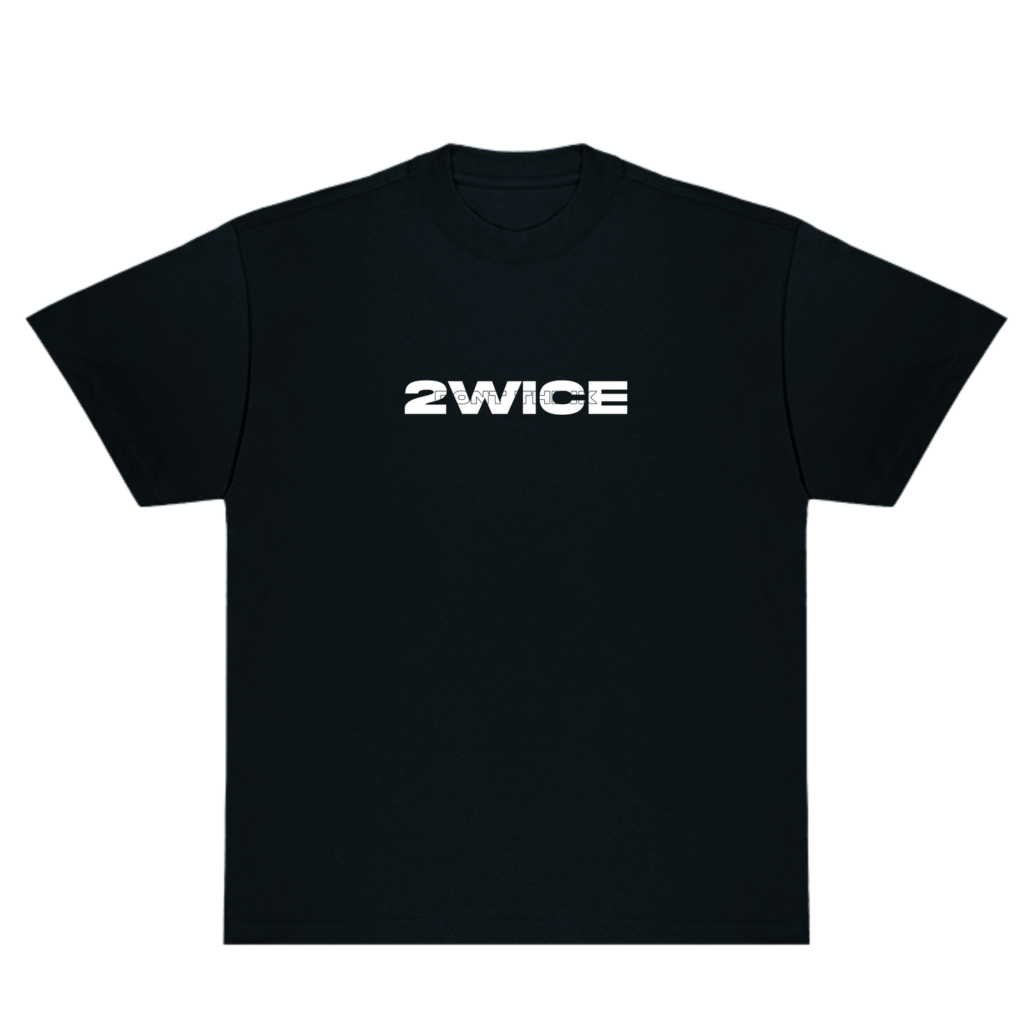 DON'T THINK 2WICE T-SHIRT BLACK
