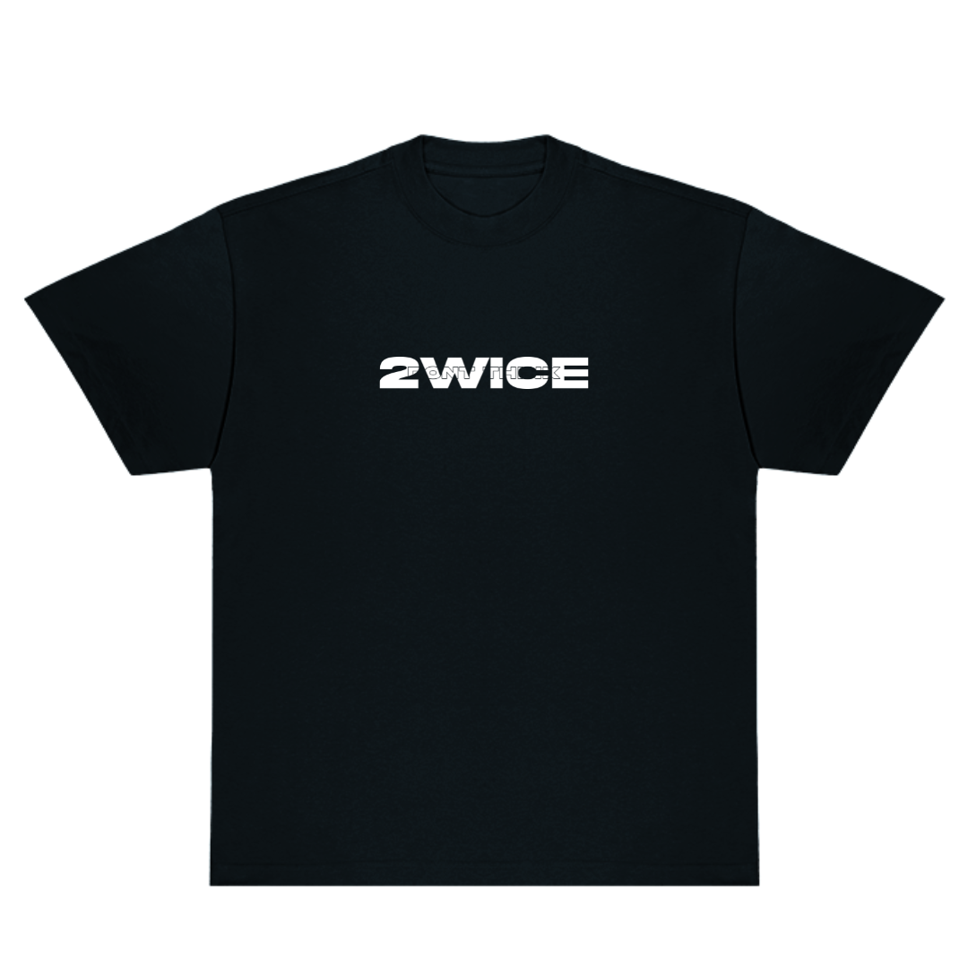 DON'T THINK 2WICE T-SHIRT BLACK