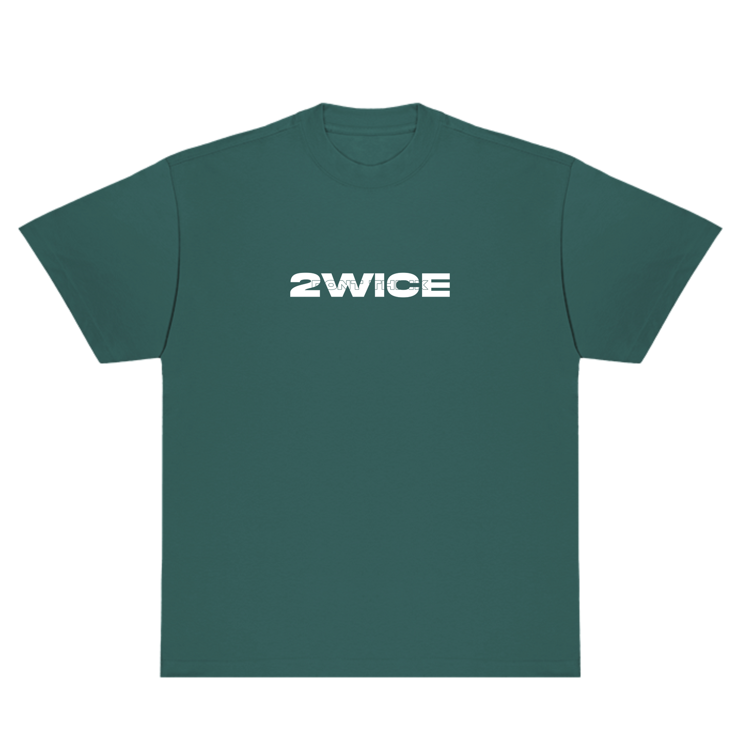 DON'T THINK 2WICE T-SHIRT PINE GREEN