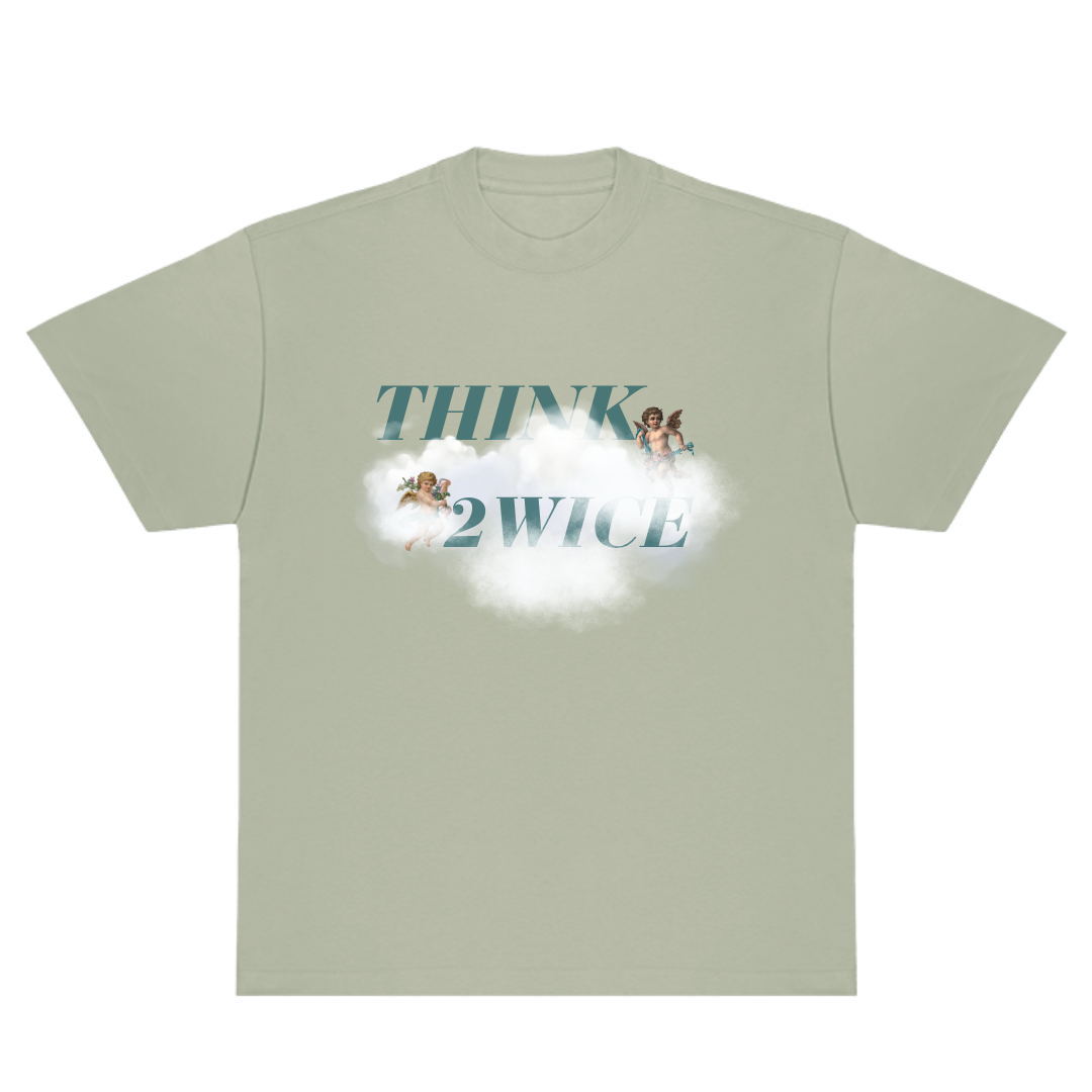 THINK 2WICE T-SHIRT LICHT GROEN