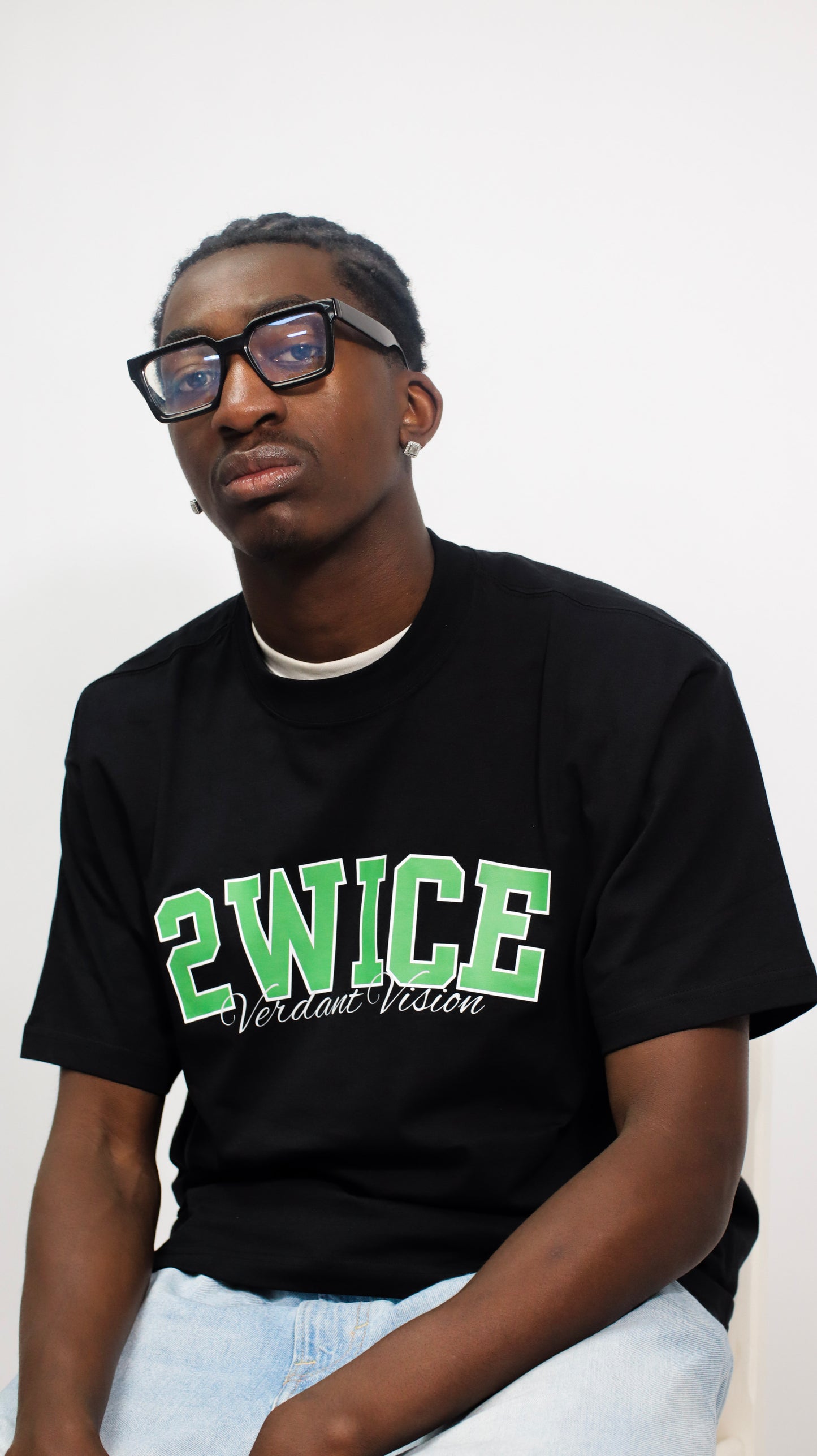 VERDANT VISION T-SHIRT ZWART