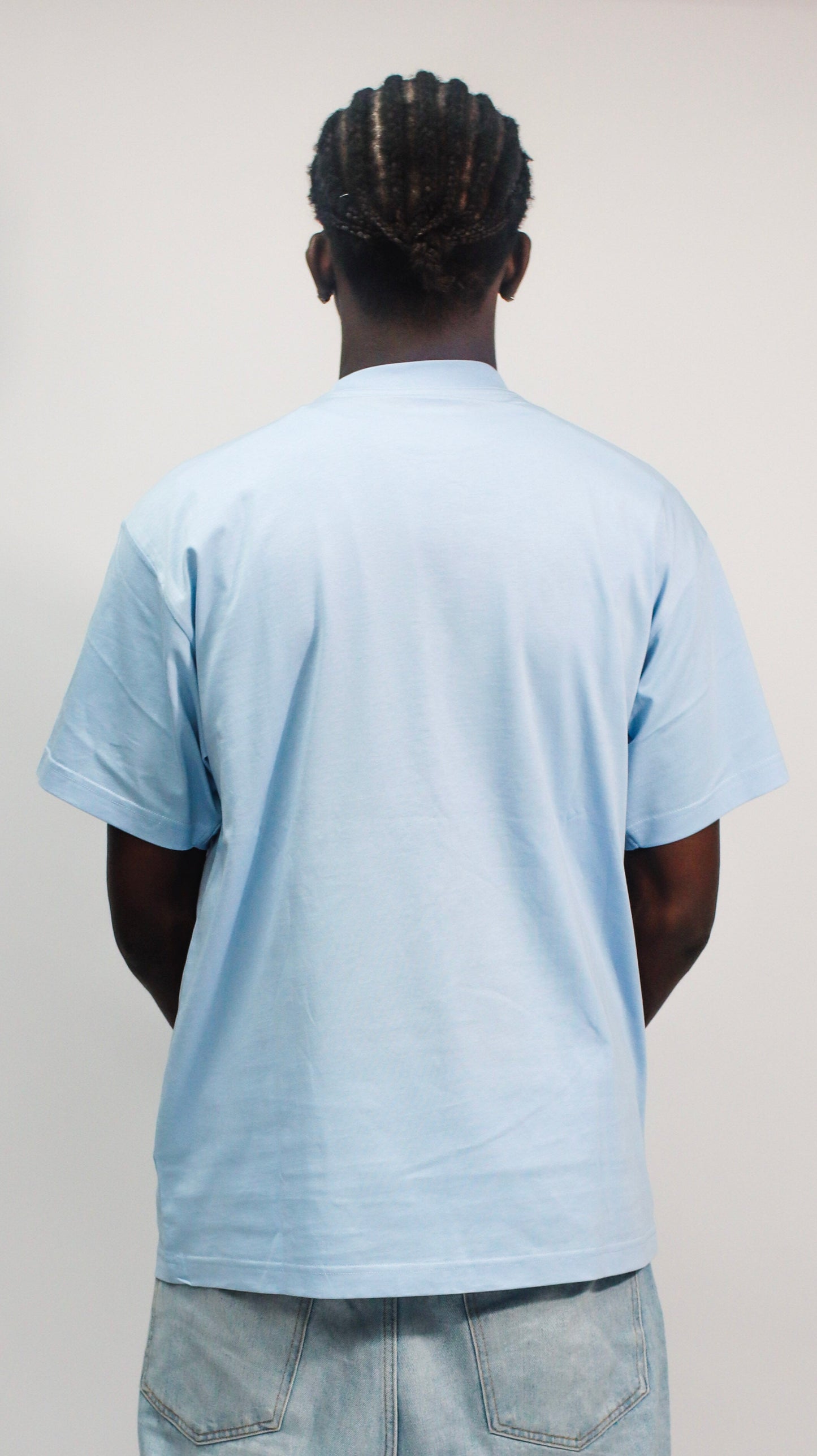 THINK 2WICE T-SHIRT BABY BLAUW