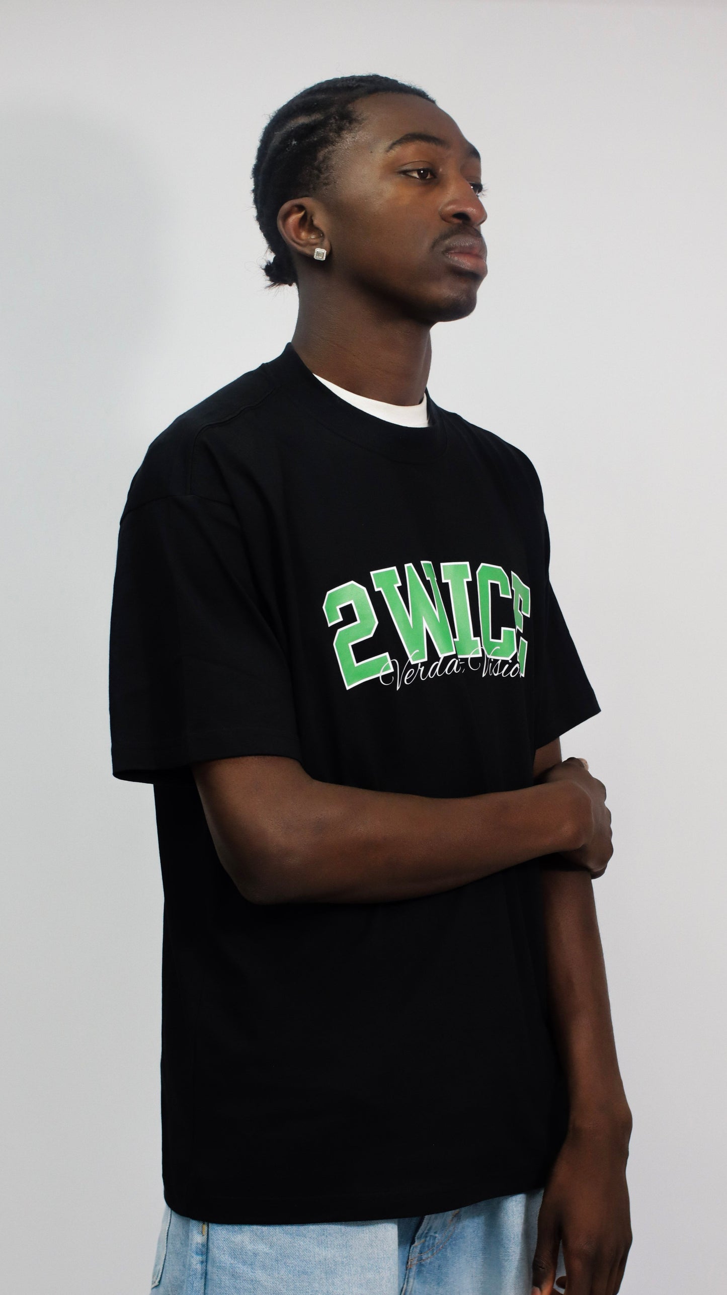 VERDANT VISION T-SHIRT ZWART