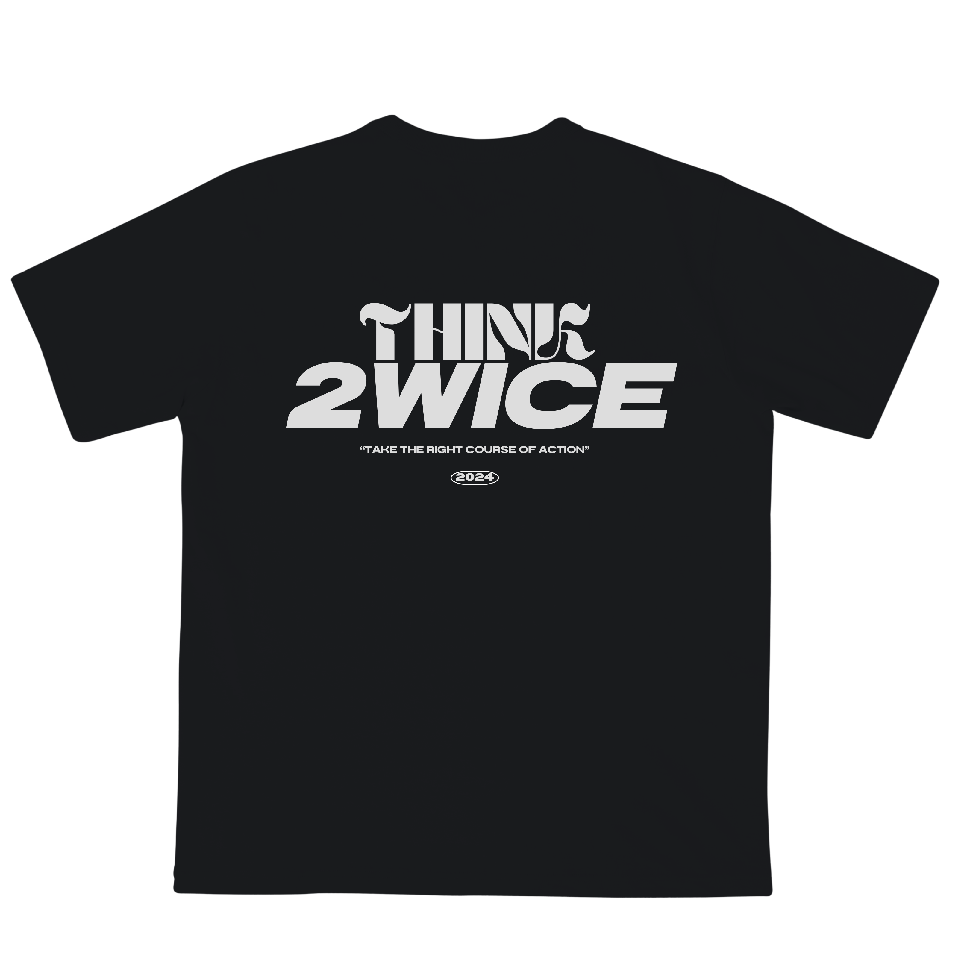 THINK 2WICE T-SHIRT BLACK