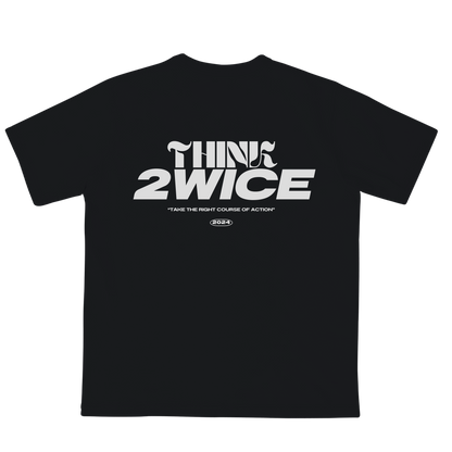 THINK 2WICE T-SHIRT BLACK
