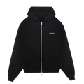 2WICE ZIP UP HOODIE BLACK