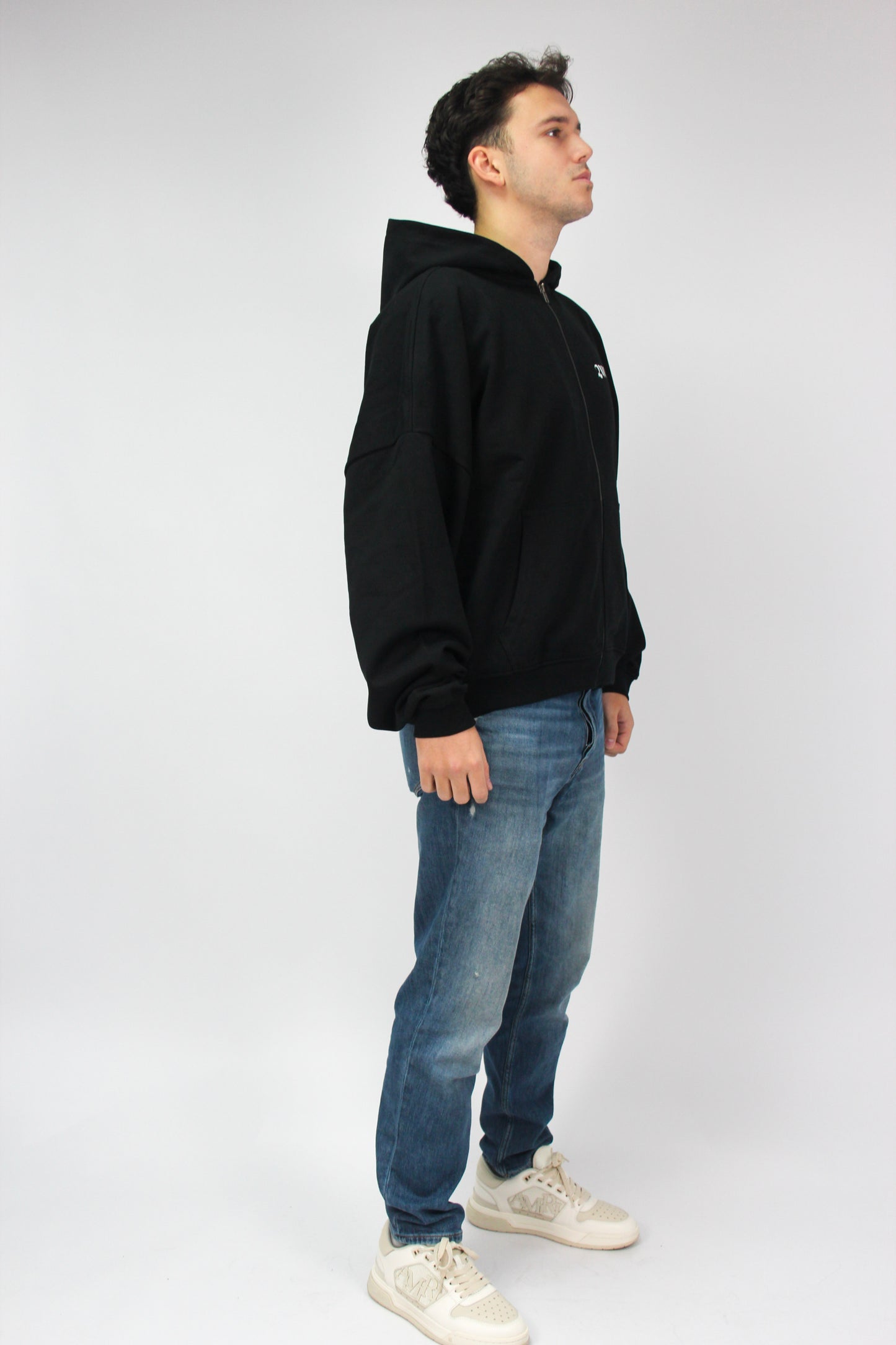 2WICE Zip Up Hoodie Zwart