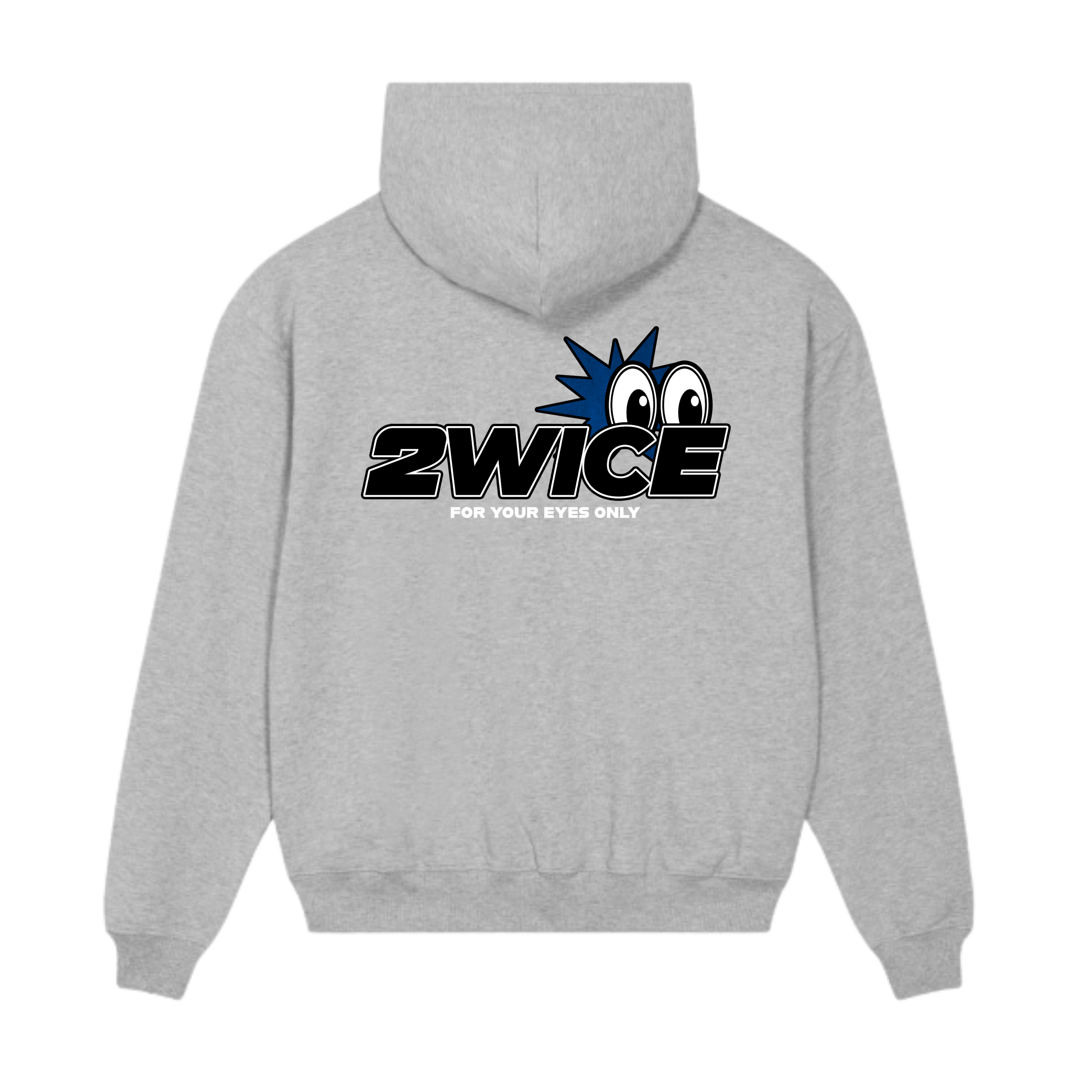 FOR YOUR EYES ONLY HOODIE GREY