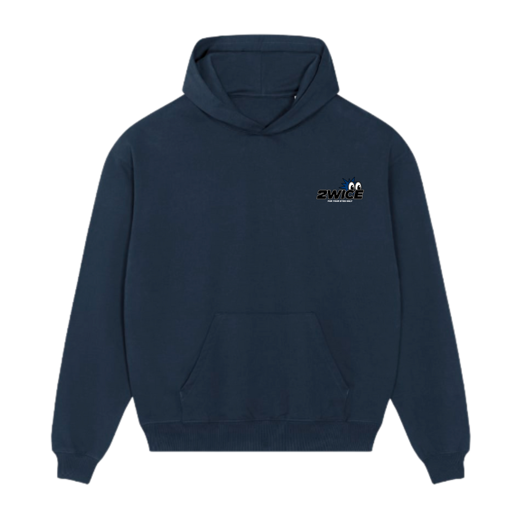 FOR YOUR EYES ONLY HOODIE NAVY