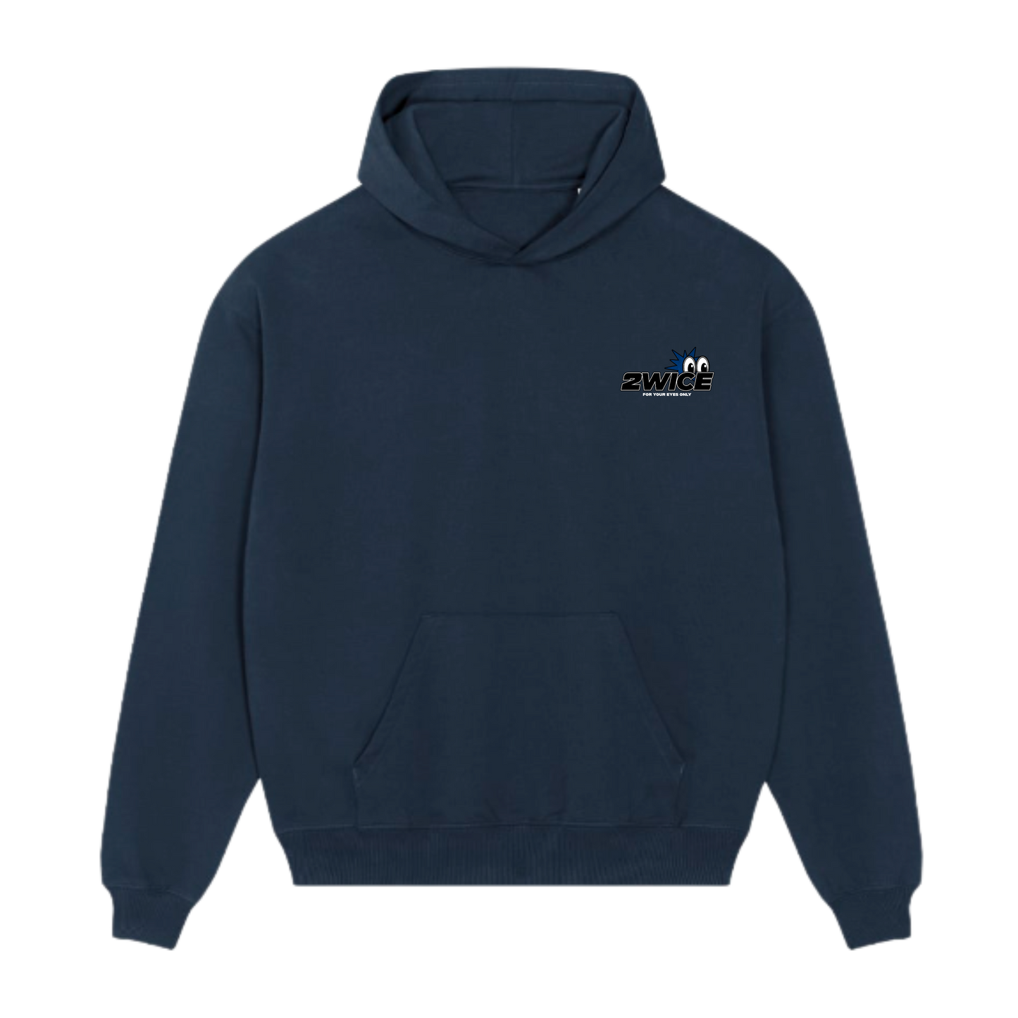 FOR YOUR EYES ONLY HOODIE NAVY