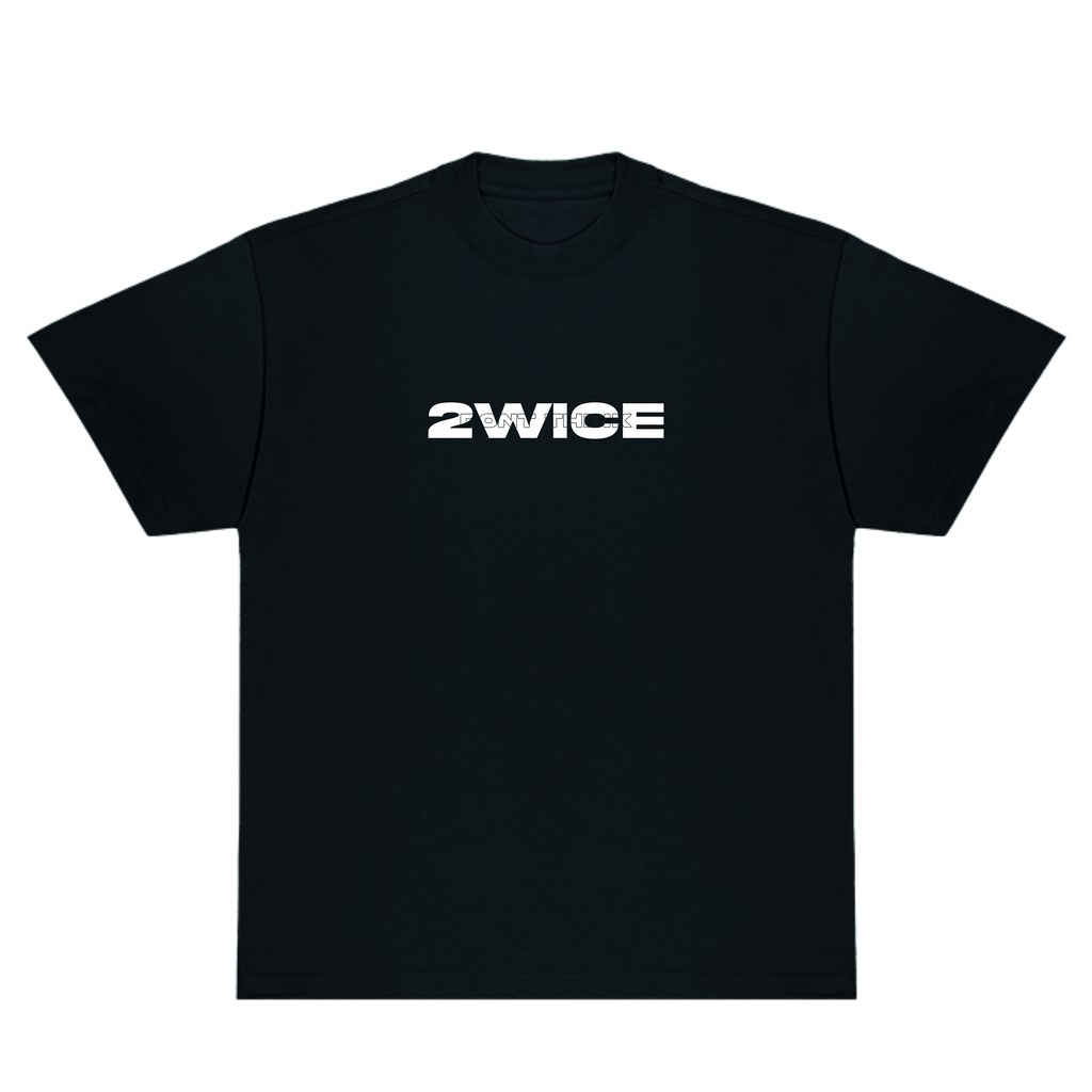 DON'T THINK 2WICE T-SHIRT BLACK