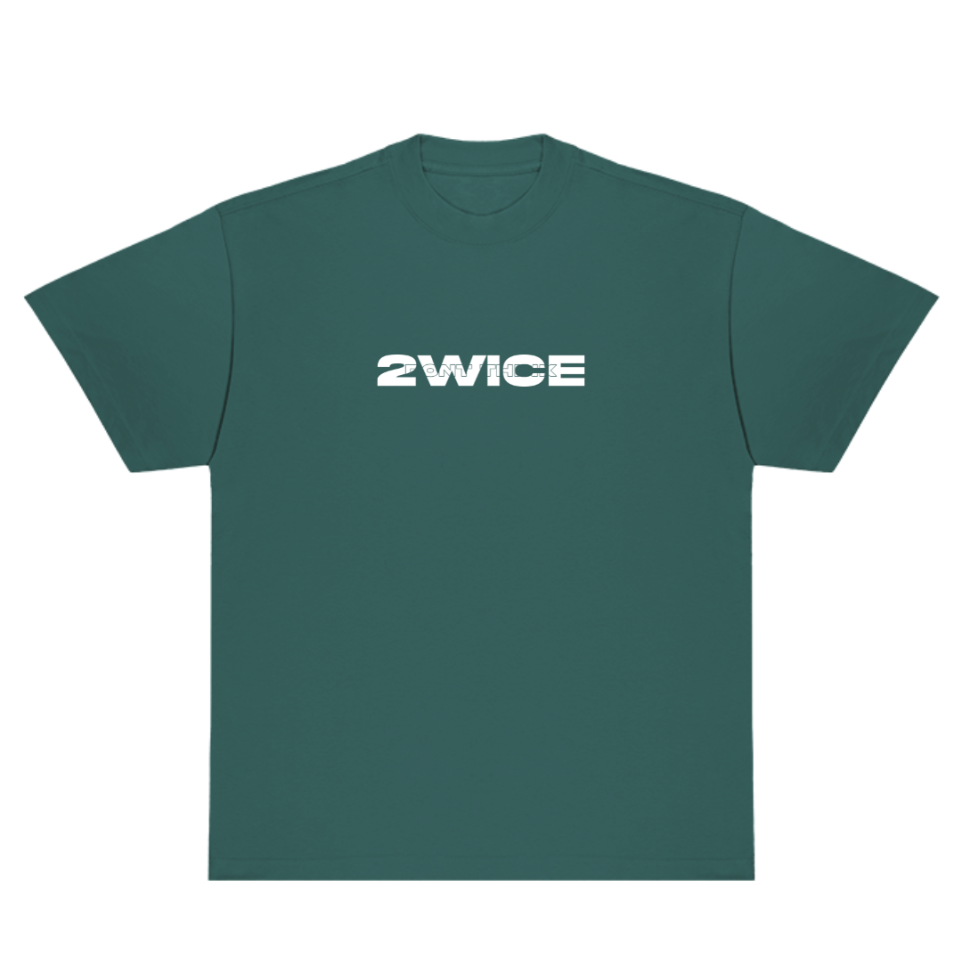 DON'T THINK 2WICE T-SHIRT PINE GREEN