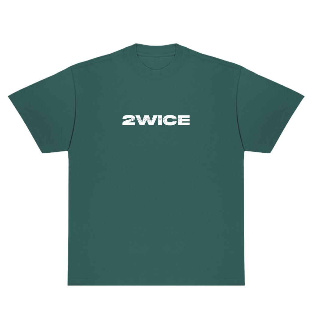 DON'T THINK 2WICE T-SHIRT PINE GREEN