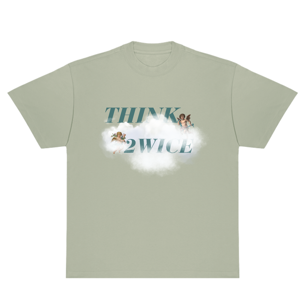 THINK 2WICE T-SHIRT LIGHT GREEN