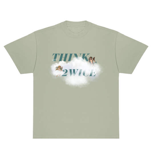 THINK 2WICE T-SHIRT LIGHT GREEN