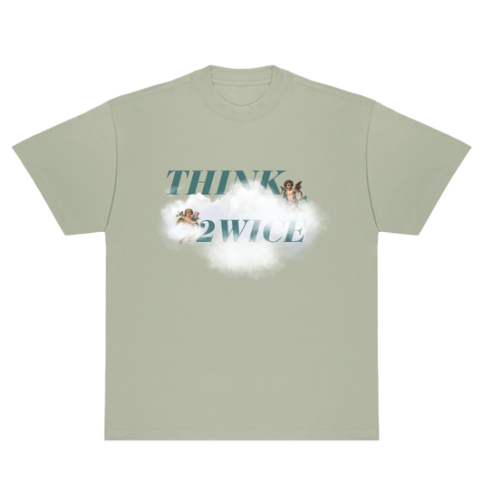 THINK 2WICE T-SHIRT LICHT GROEN