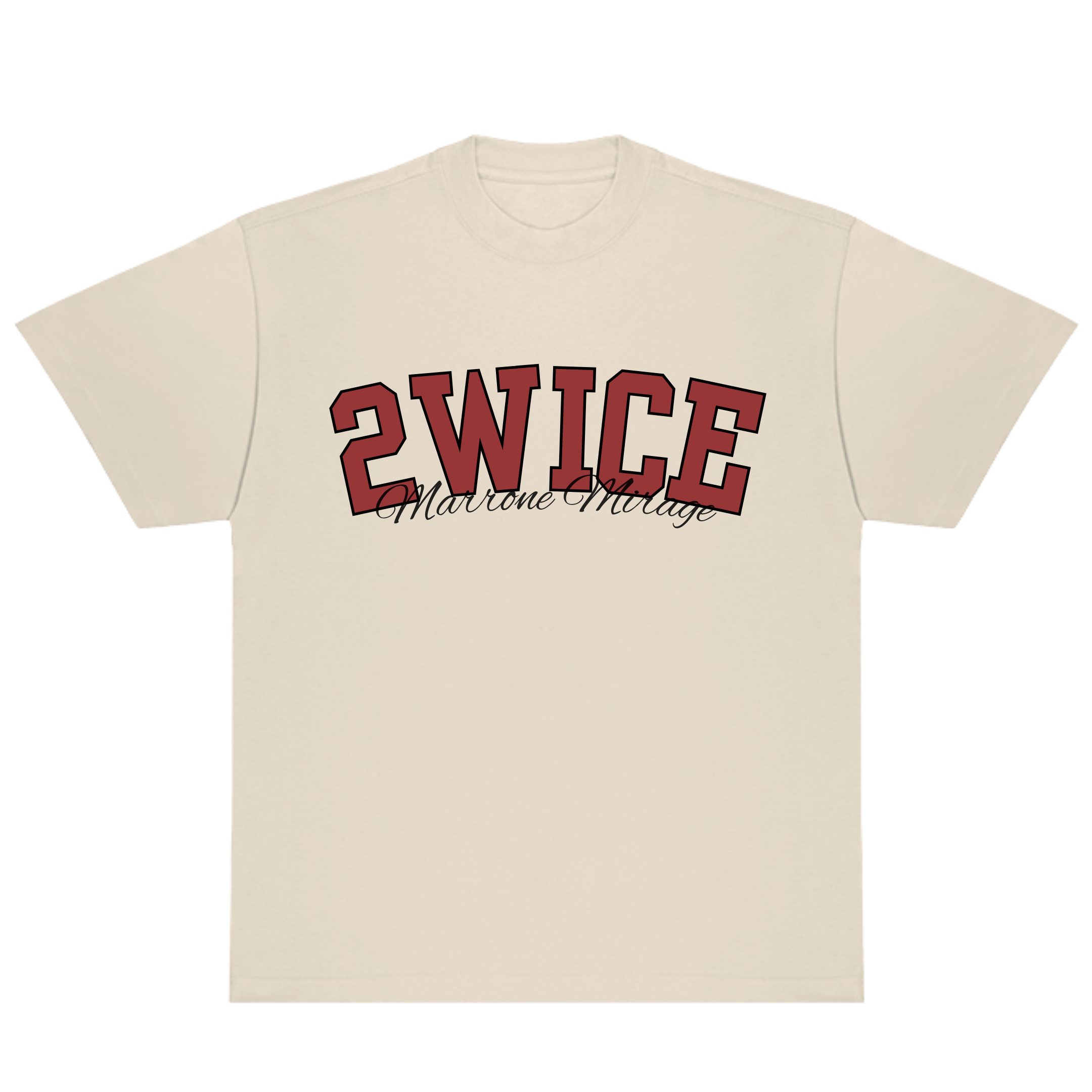 MARRONE MIRAGE T-SHIRT BEIGE