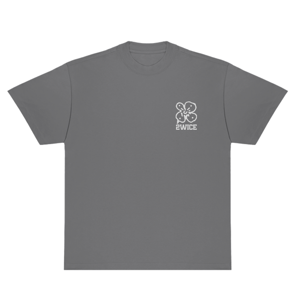 MEASURE 2WICE CUT ONCE T-SHIRT DONKERGRIJS