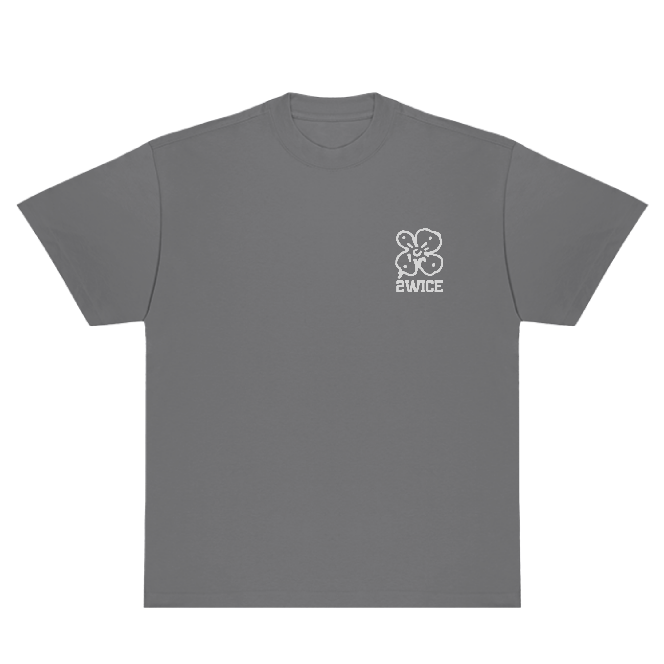 MEASURE 2WICE CUT ONCE T-SHIRT DARK GREY