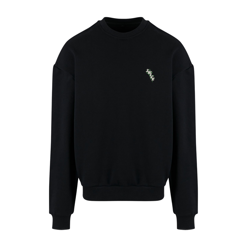 THINK 2WICE CREWNECK BLACK