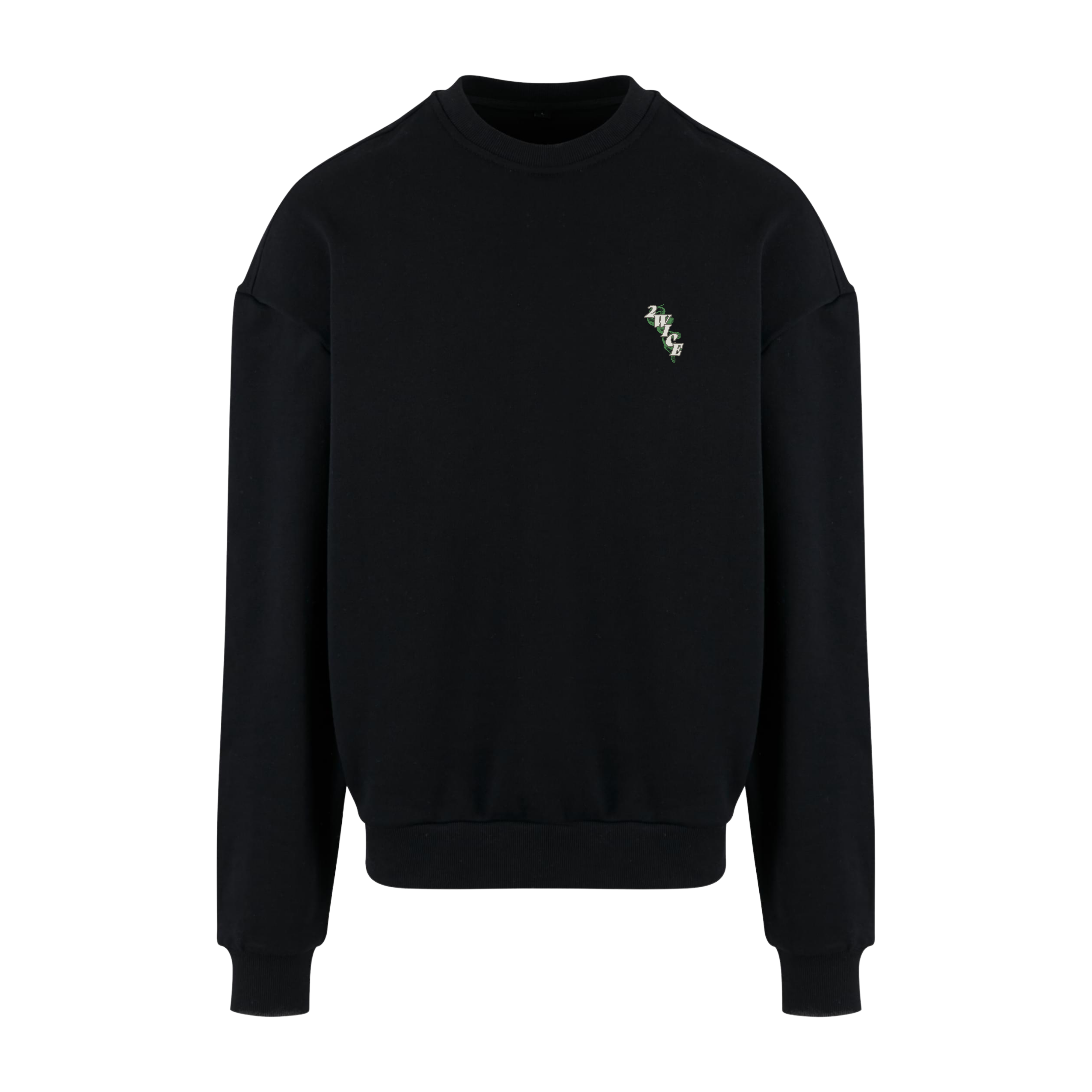 THINK 2WICE CREWNECK BLACK