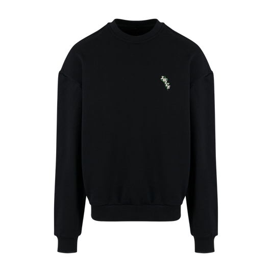 THINK 2WICE CREWNECK BLACK