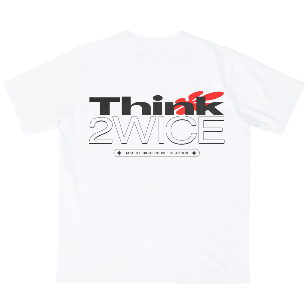 THINK 2WICE T-SHIRT WHITE