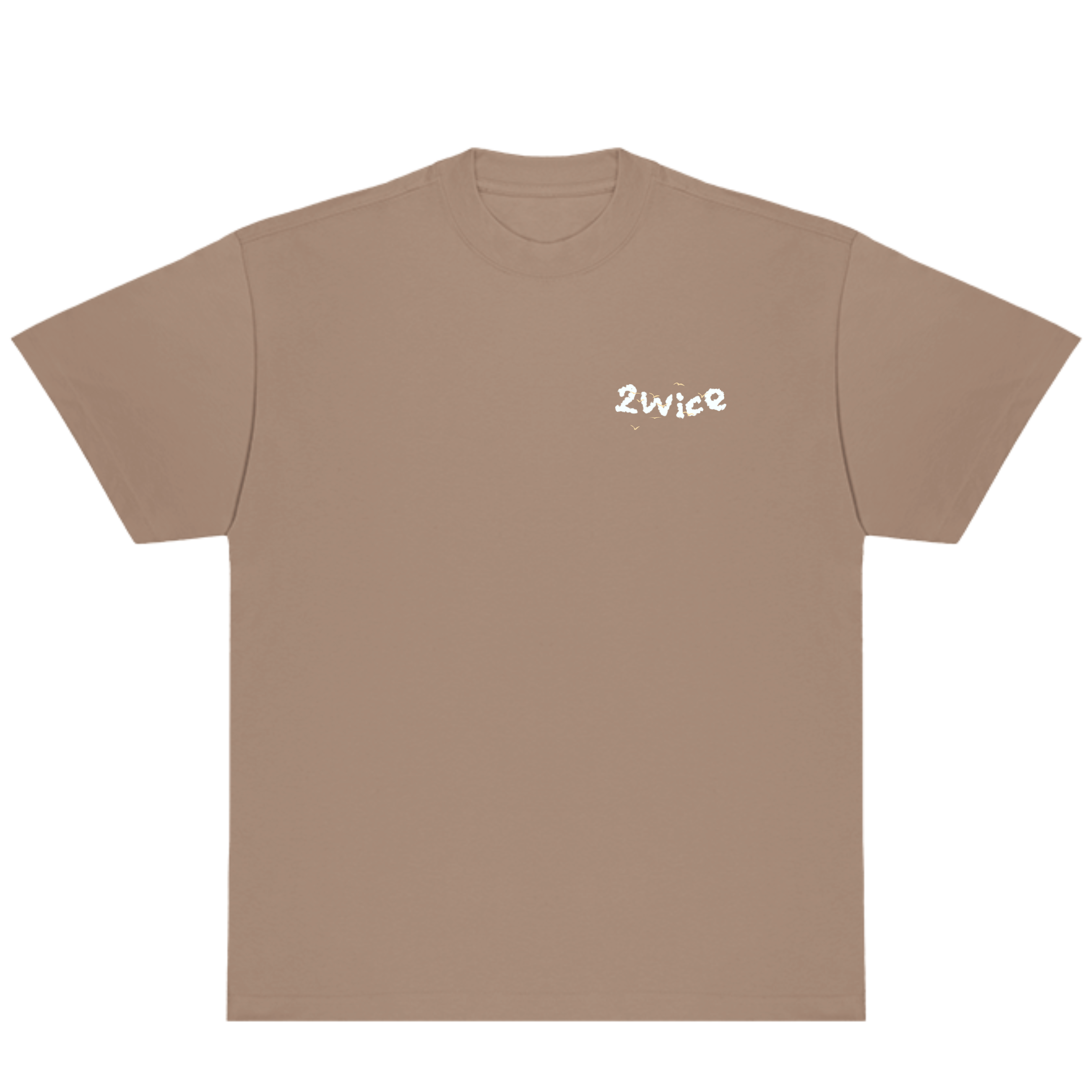 THINK 2WICE T-SHIRT TAUPE