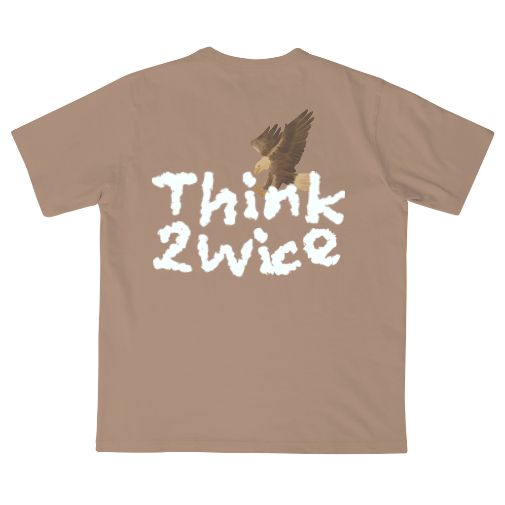 THINK 2WICE T-SHIRT TAUPE