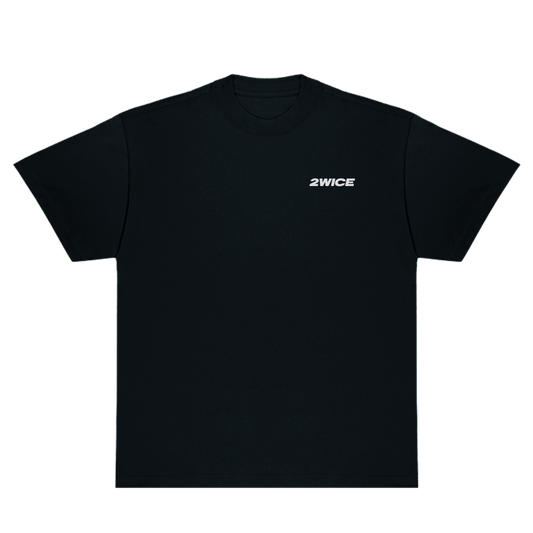 THINK 2WICE T-SHIRT ZWART