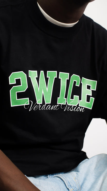 VERDANT VISION T-SHIRT ZWART