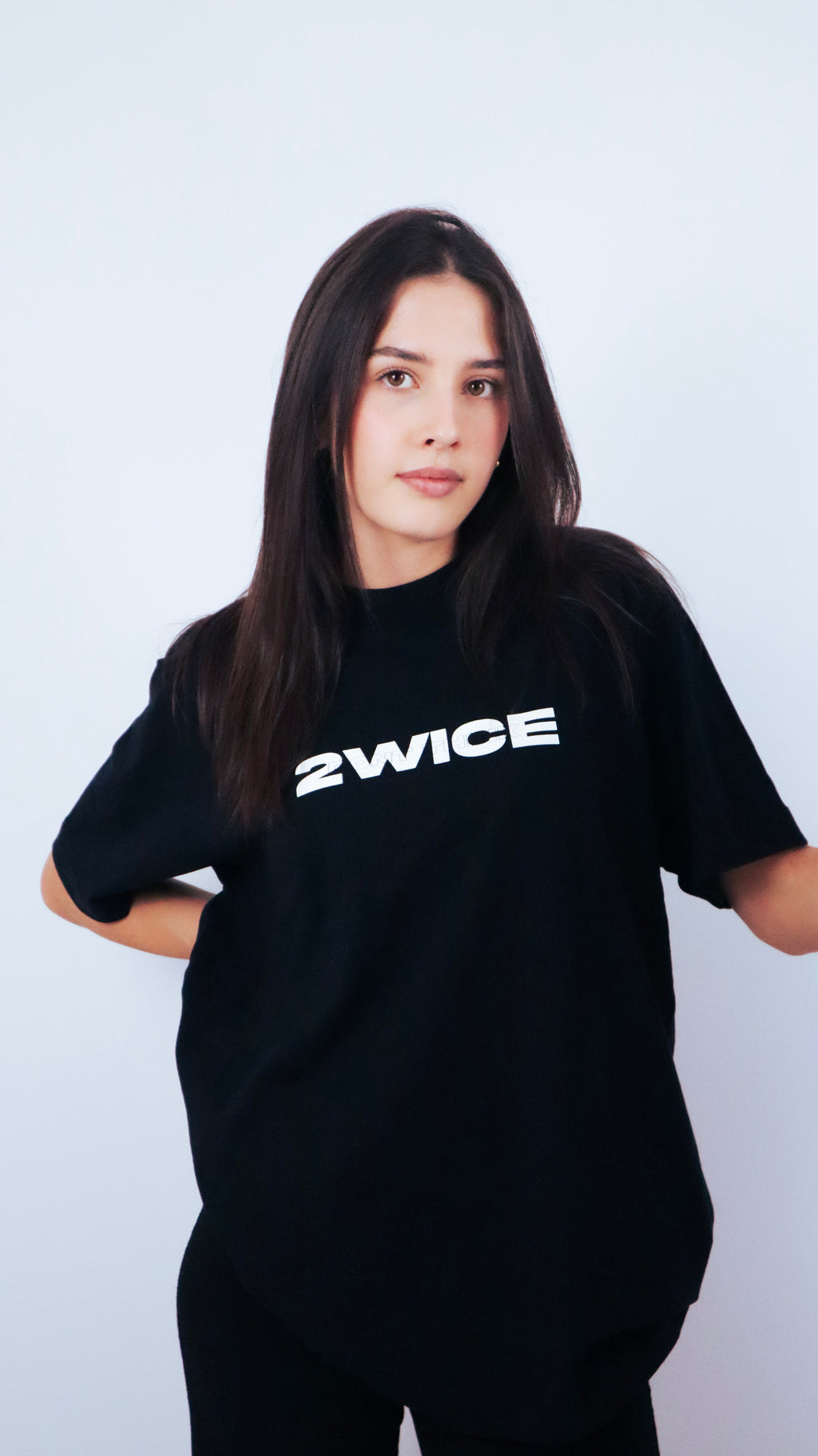 DON'T THINK 2WICE T-SHIRT BLACK