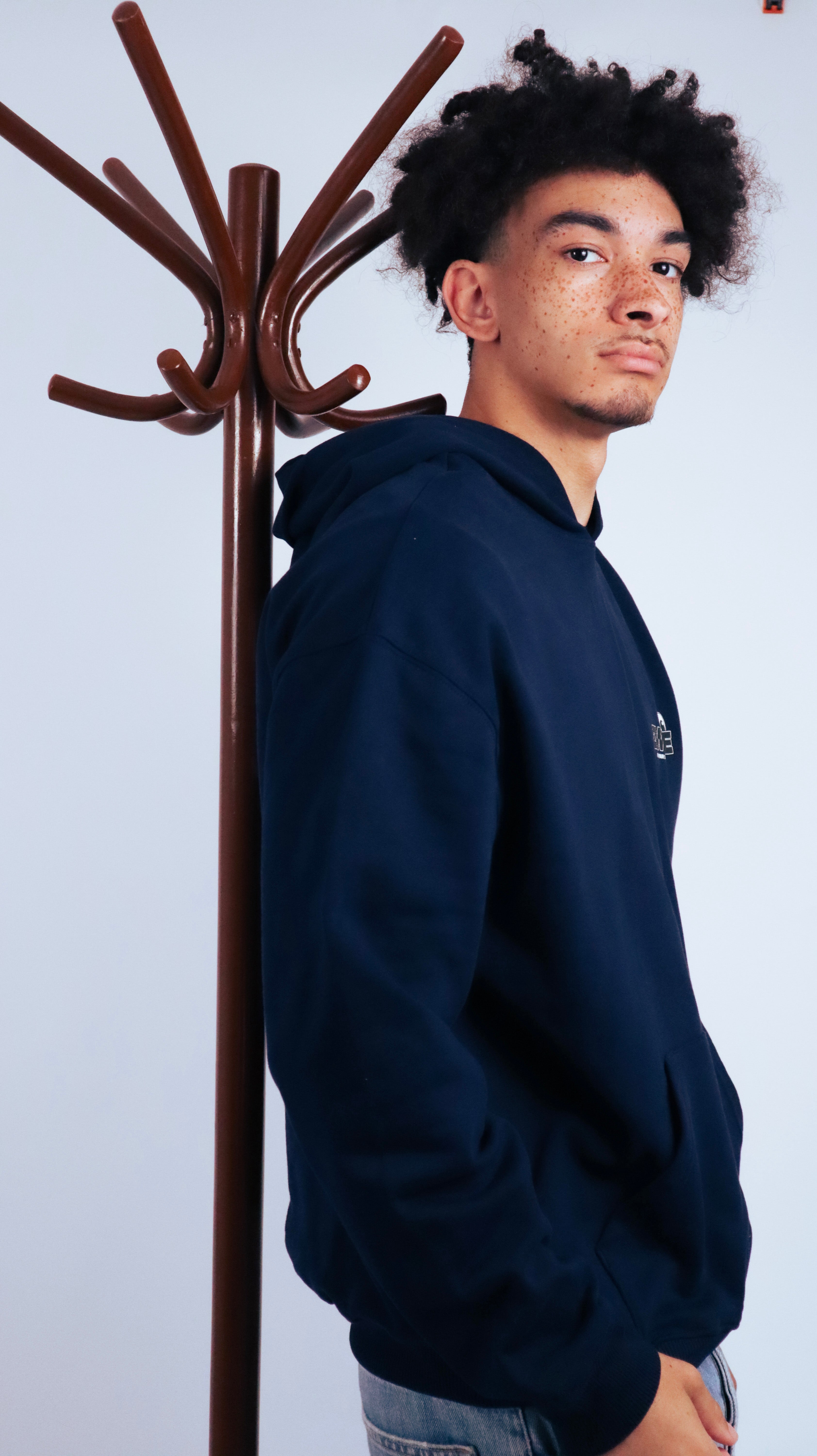 FOR YOUR EYES ONLY HOODIE NAVY