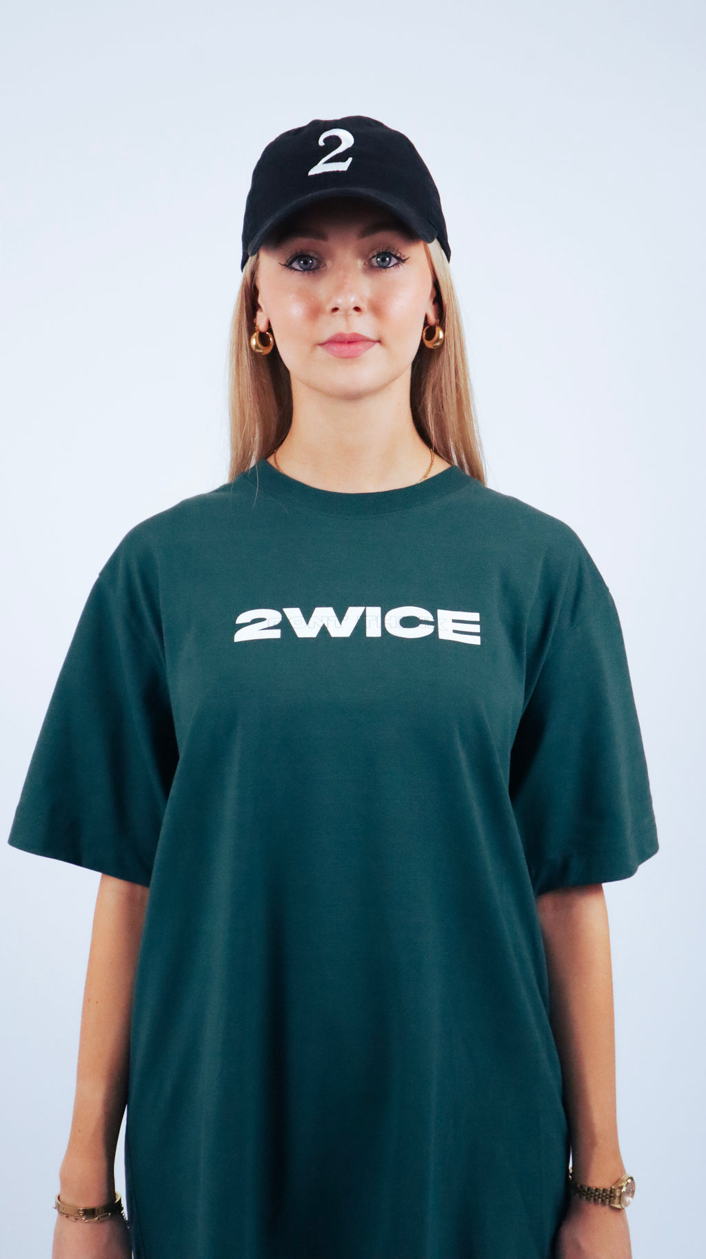 DON'T THINK 2WICE T-SHIRT PINE GREEN