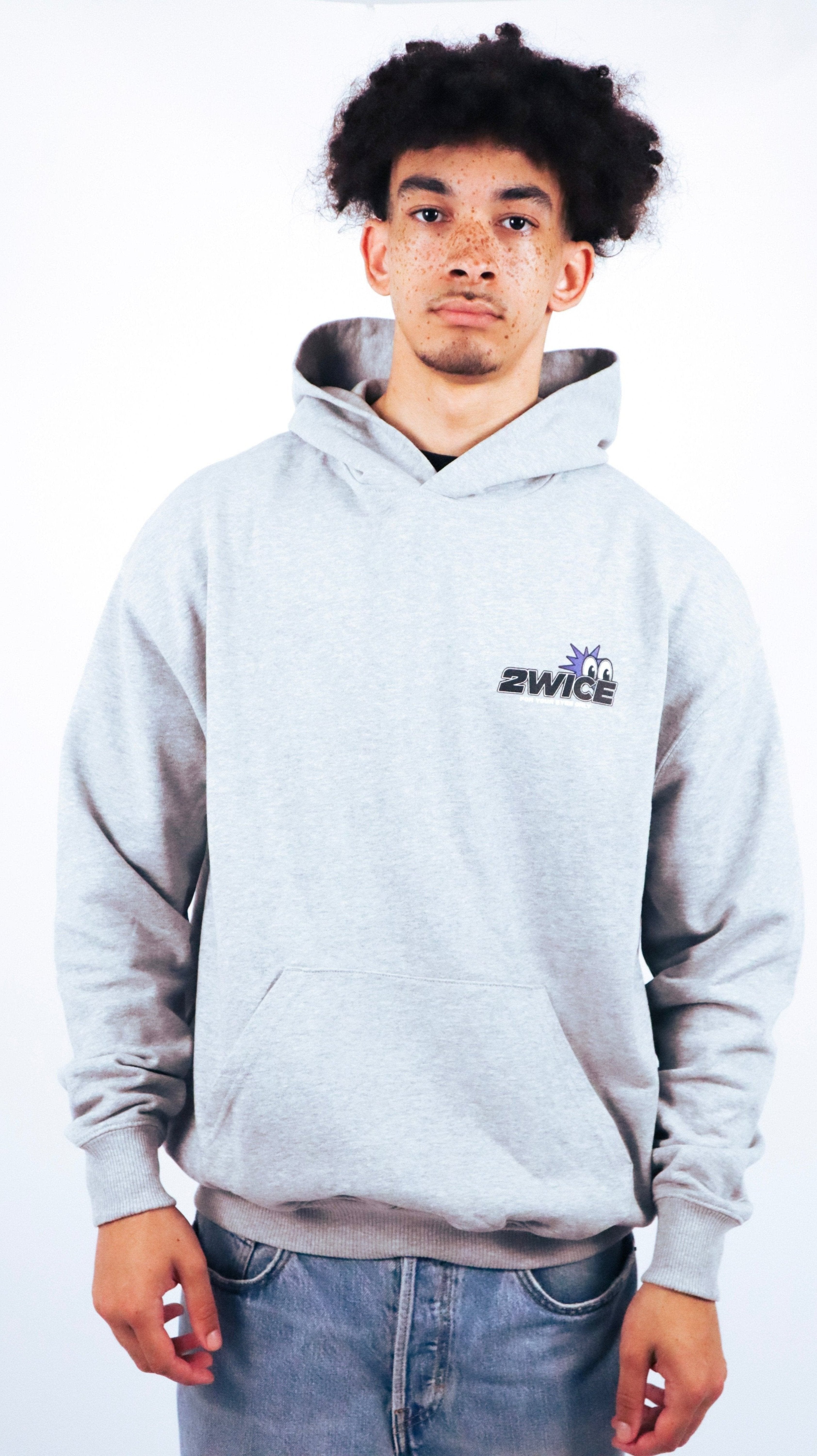 FOR YOUR EYES ONLY HOODIE GREY