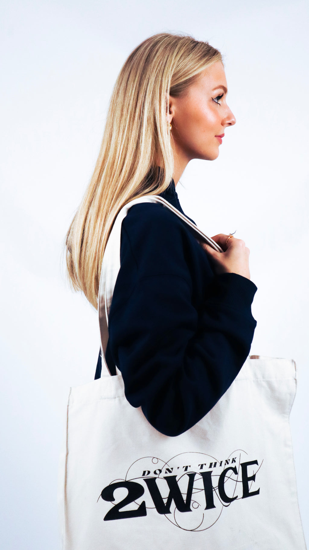 DON'T THINK 2WICE SHOPPER BAG