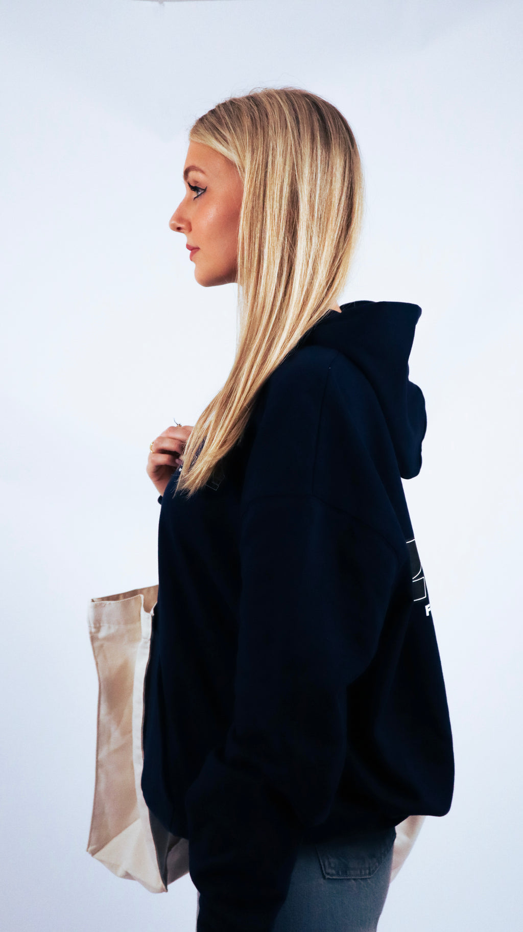 FOR YOUR EYES ONLY HOODIE NAVY