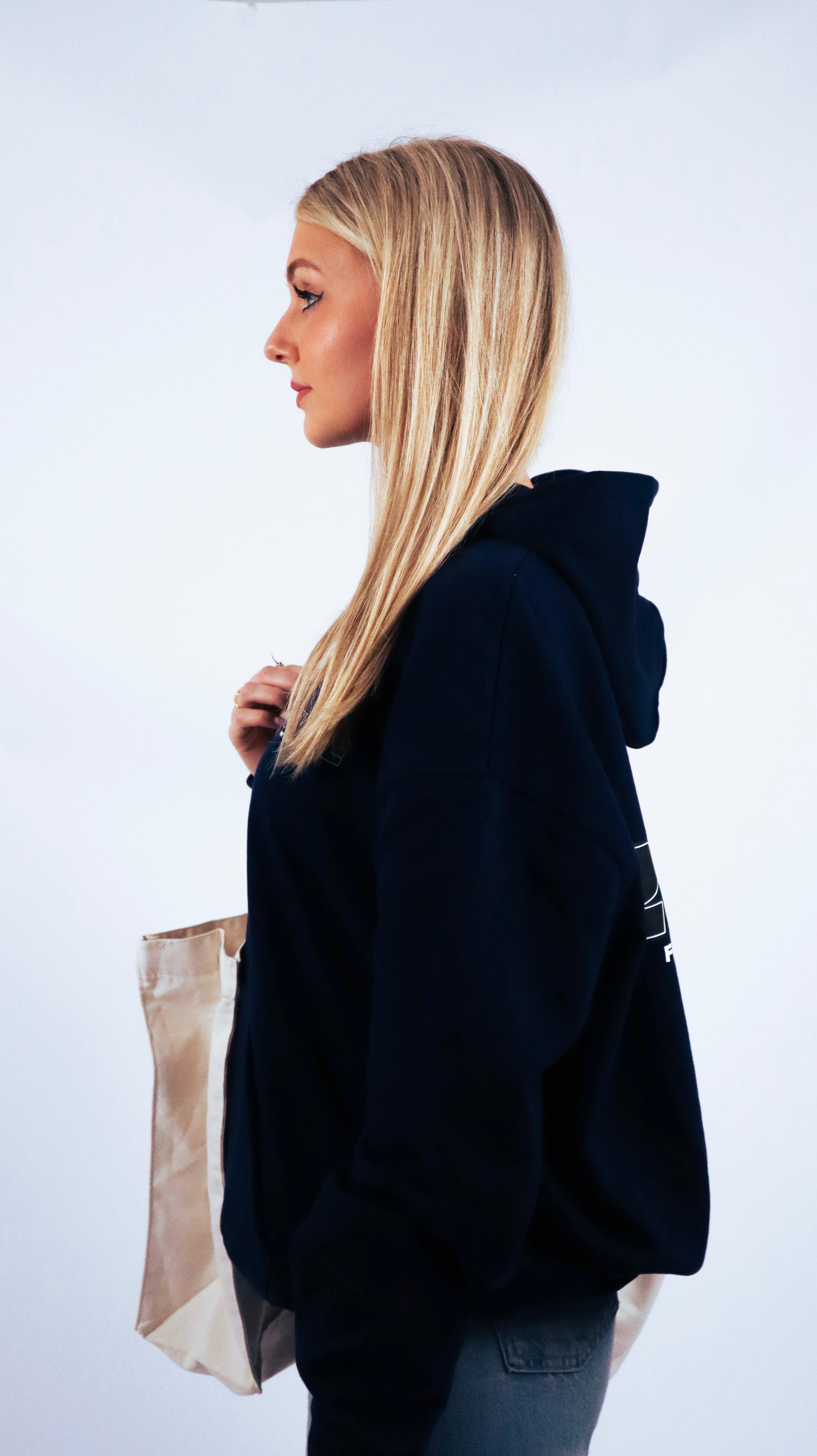 FOR YOUR EYES ONLY HOODIE NAVY