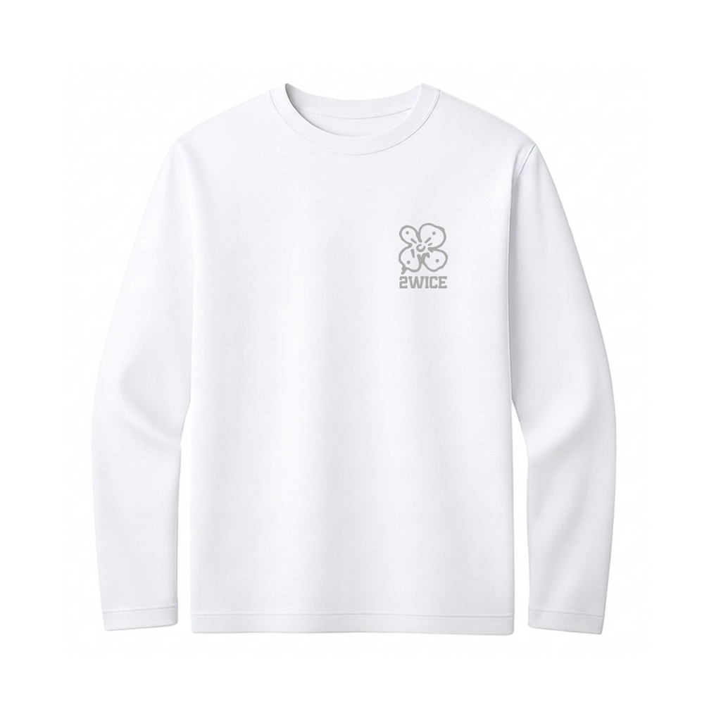 MEASURE 2WICE CUT ONCE LONGSLEEVE T-SHIRT WIT