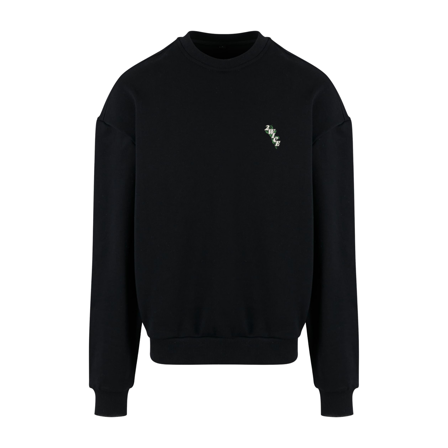 THINK 2WICE CREWNECK ZWART