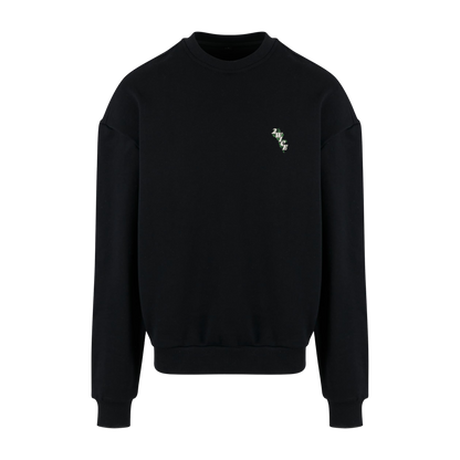 THINK 2WICE CREWNECK ZWART