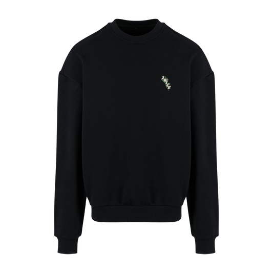 THINK 2WICE CREWNECK ZWART